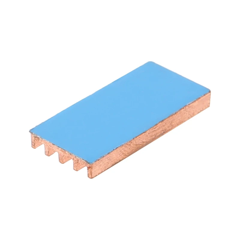 Ультратонкий радиатор из чистой меди задняя Память RAM охлаждение для MOS IC