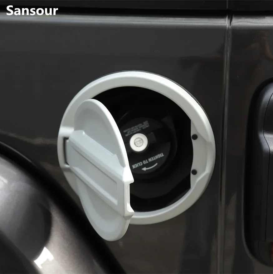 Sansour Car Aluminum Alloy Fuel Tank Cap Fuel Door Gas Sansour Car Aluminum Alloy Fuel Tank Cap Fuel Door Gas