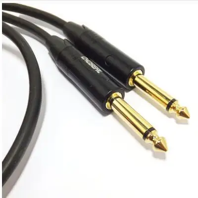 

2PCS/lot 3Meter OFC 6.35 Male to Male Microphone cable Audio Extension Cable