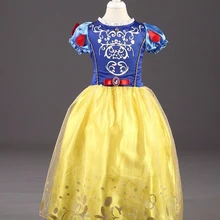 Белоснежка, Золушка, София, Алиса, платье принцессы на Хэллоуин, карнавальный костюм, вечерние платья, От 3 до 10 лет, одежда для детей