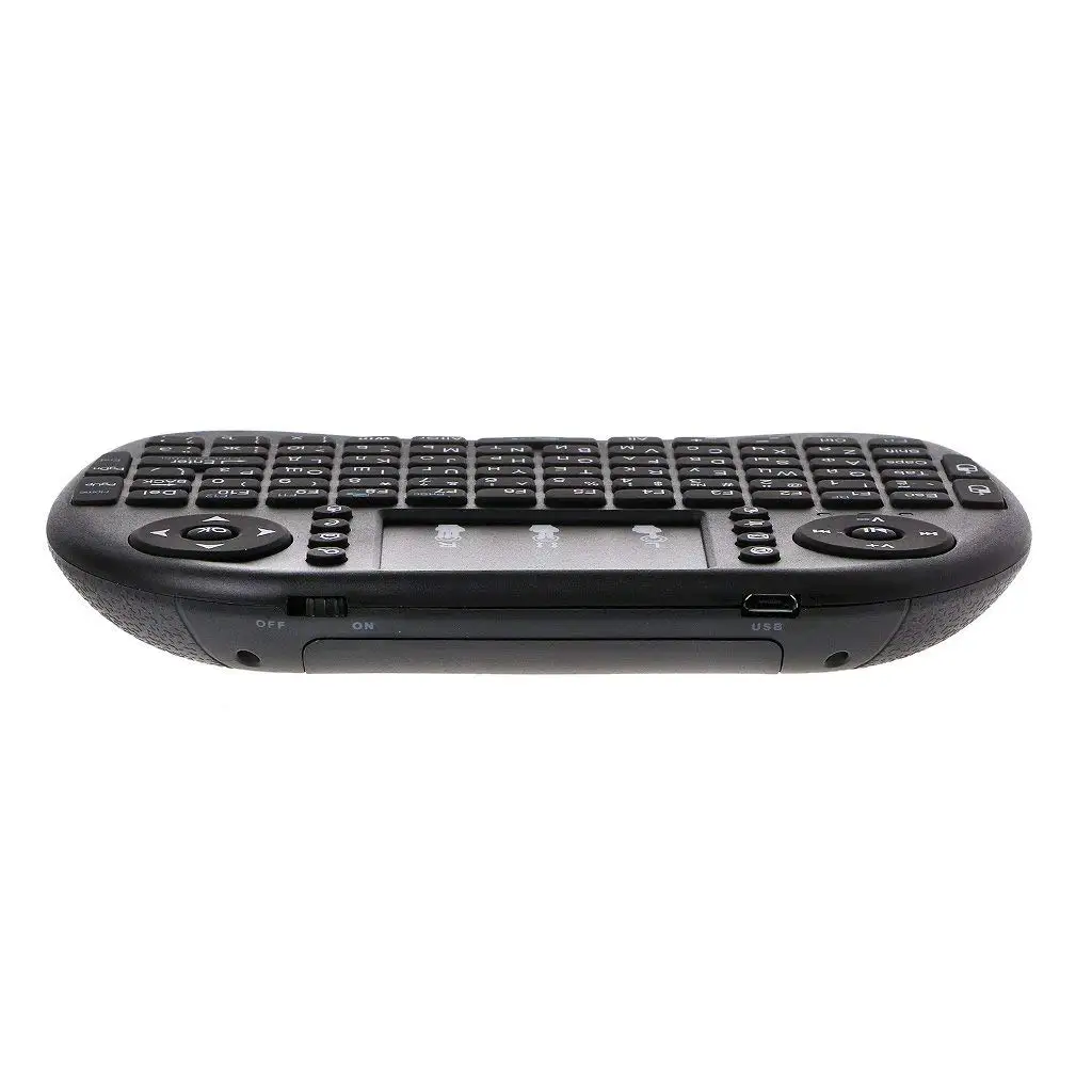 Мини i8 Беспроводная Клавиатура 2 4 ГГц английские буквы мульти медиа Air mouse пульт