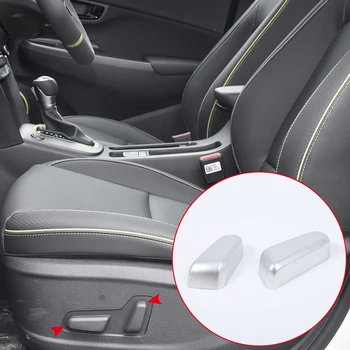 

Car Styling Matte Interior Memory Seat Adjustment Button Frame Cover Trim 2PCS For Hyundai Kona 2017 2018 2019