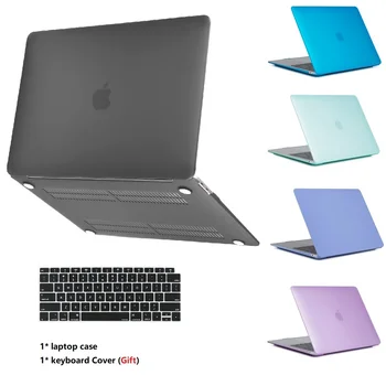 

Matte/Crystal Hard Case Shell Cover+Keyboard Cover for Apple MacBook Air 13 Inch Case 2018 Release A1932 Retina with Touch ID