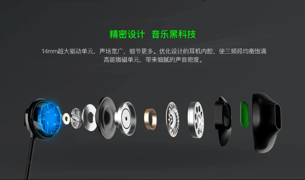 Оригинальные наушники Xiaomi Black Shark type-C с микрофоном 14 мм, наушники с большим приводом для телефона Xiaomi Black Shark