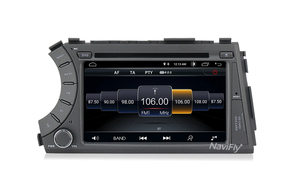 NaviFly " 2din Android 8,1 Автомобильный мультимедийный dvd-плеер для Ssangyong Kyron Actyon автомобильный Радио плеер с wifi BT gps SWC