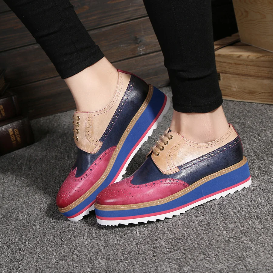 tenis oxford plataforma