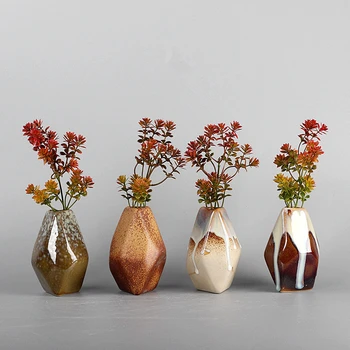

New Arrival European Modern Mini Ceramic Flower Vase Homes Decorative 12cm for Wedding Decoration Vases