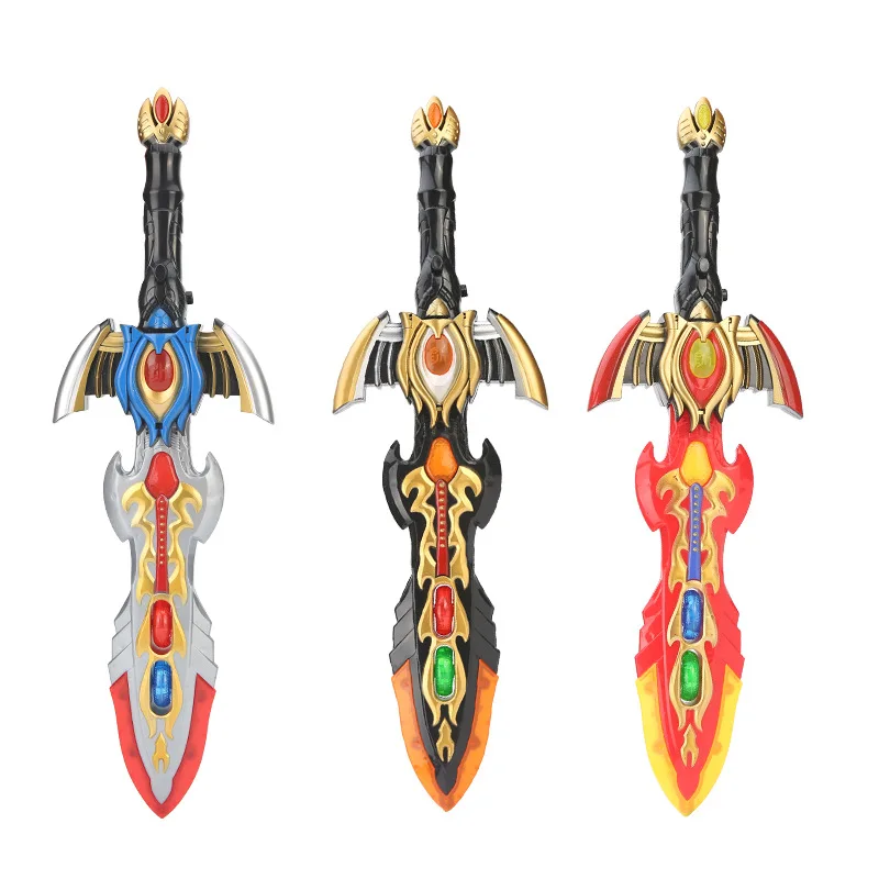 

Dinosaur Rangers Altman Arms Figure Accessories God Laser Sword Toy with Music LED Flashing 50CM Length Kids TOYS