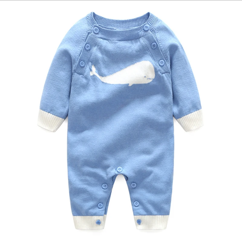

IYEAL Children Baby Girl Clothes Winter Warm Newborn Boys Knitted Jumpsuits Cute Rabbit Pattern Long Sleeve Body Baby Outwear