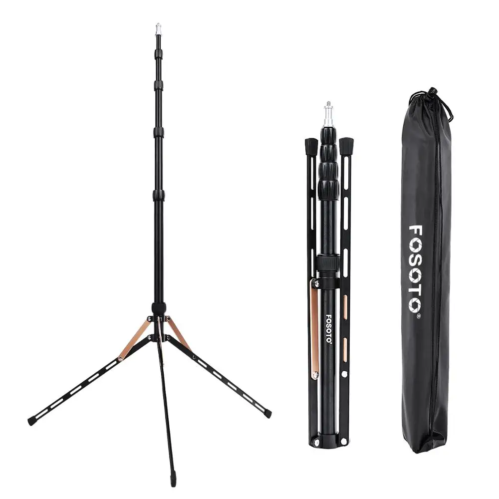 Fusitu FT-190B 2.2m Led Light Stand Portable Tripod Head Softbox For Photo Studio Photographic Ligh