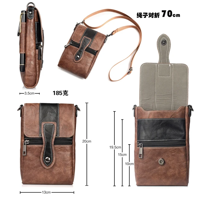 Universal Multifunction Waist Phone Bag Case For Huawei P9 10 20 Lite Honor 9 10 Clip Belt Pouch Cover Waist Packs Shoulder Bag