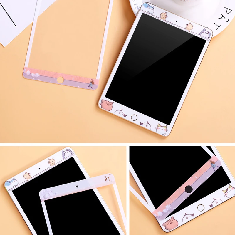 Coloful Pattern full cover tempered glass For iPad Mini 1 2 3  9H  Protective Film screen protector For Apple iPad 9.7 inch 2018 (14)