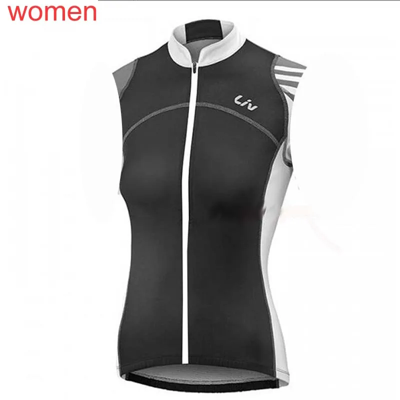 Новинка LIV Летняя женская одежда для велоспорта без рукавов Джерси дышащая быстросохнущая одежда maillot ciclismo G0612 - Цвет: 3Q