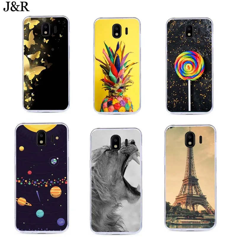 Silicone Case for Samsung Galaxy J4 2018 J400 Soft TPU Phone Cover j 4 Back Shells Fundas Coque Bag |