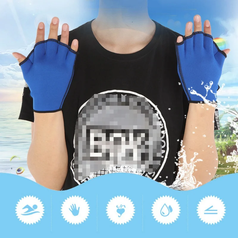

Water Aerobics Jogger Swimming Surfing Diving Webbed Paddle Gloves Swim Training Water Aerobics Resistance Gloves