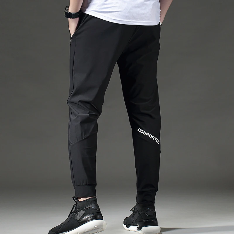 

Men's Casual Pants Black Solid Summer Winter Black Shade Loose Fit Casual Pants Fashion Trousers Male Brand Clothing Menswear