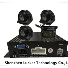 Автомобильный школьный автобус CCTV система безопасности BlackBox DVR 4CH IP67 CCD камера 600TVL анти-сейсмический Avaition разъем