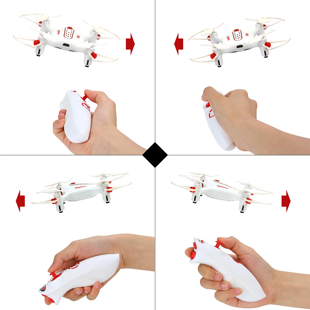 Оригинальный X20 S Детский Мини Дрон Elfie RC Квадрокоптер без камеры 6 aixs Gyro 2 4G 4CH