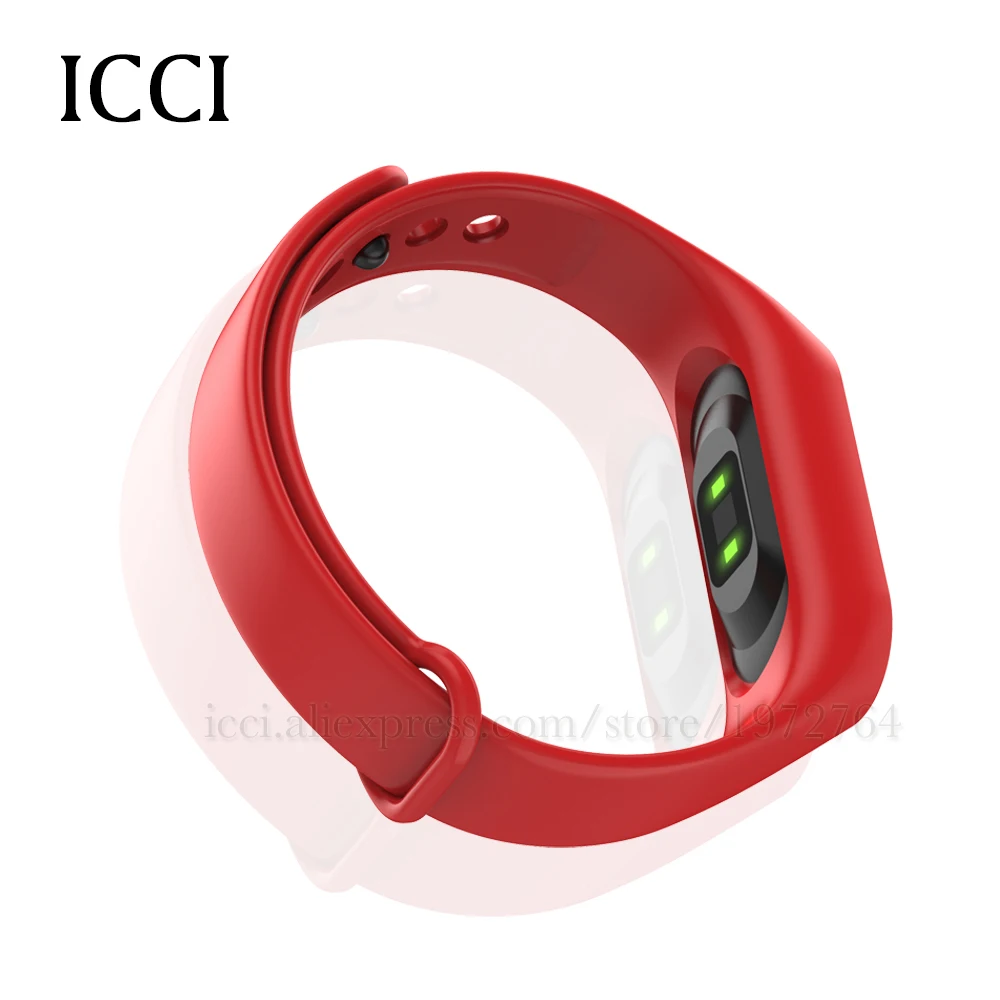 ICCI Band 3 фитнес умный Браслет трекер Smartband Шагомер Amazfit cor цветной