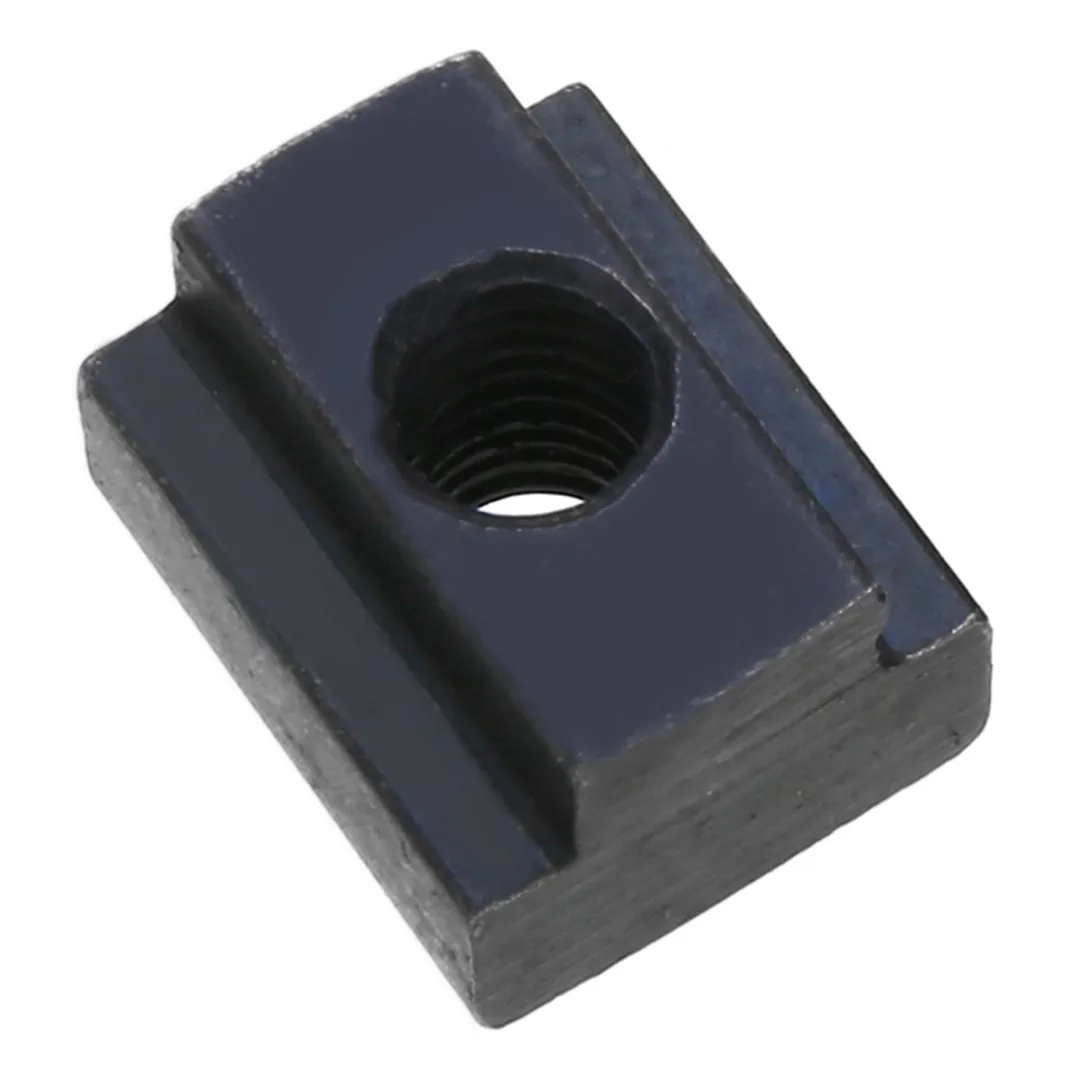 5pcs Oxide Finish T Slot Nuts High Hardness M6/8/10/12 Threads T-slots In Machine Tool Tables