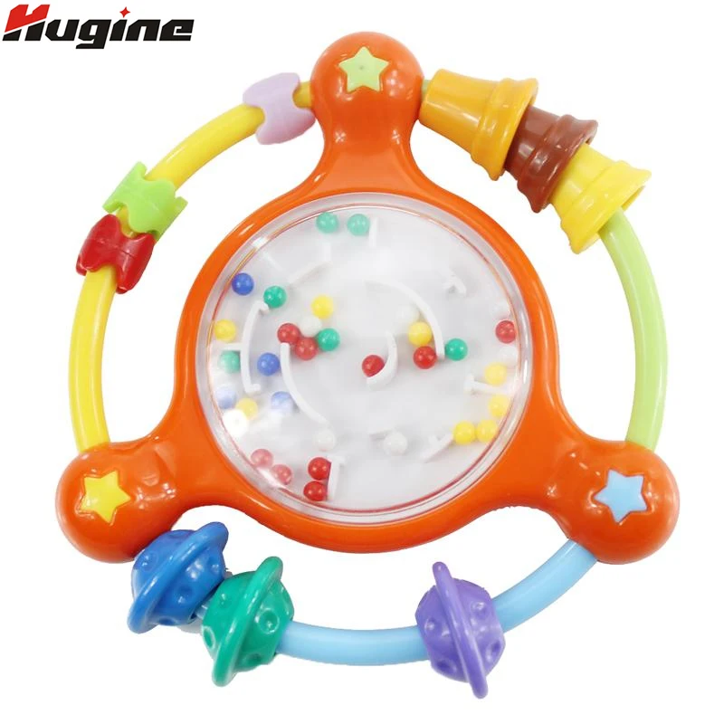 NEW Baby Hand Rattle Toys Develop Baby Intelligence Grasping Plastic