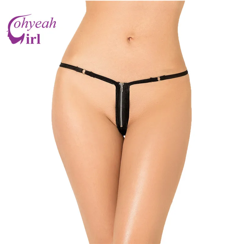 

PW5126 Ohyeahgirl New design back zip front women thongs and g strings popular XL-3XL sexy panties high quality plus size thong