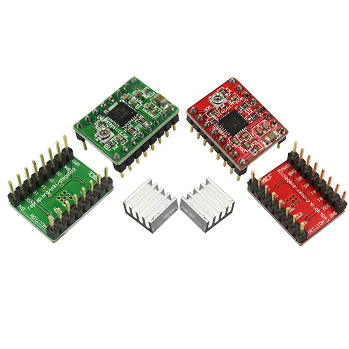 

Reprap Stepper Driver A4988 Stepper Motor Driver Module with Heatsink