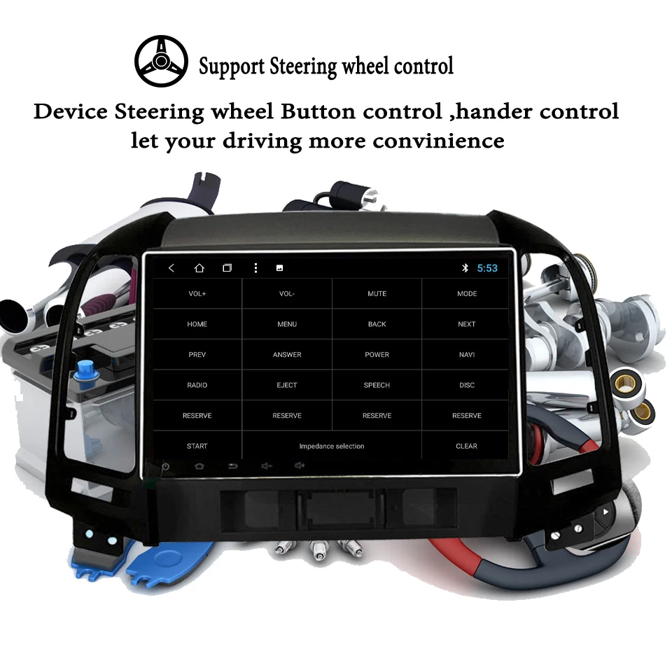 Perfect 9" Android 9.1 3 Hole Car Radio For HYUNDAI SANTA FE 2005 2006 2007 2008 2009 2010 2011 2012 GPS Stereo Player Head Unit audio 4 Perfect 9" Android 9.1 3 Hole Car Radio For HYUNDAI SANTA FE 2005 2006 2007 2008 2009 2010 2011 2012 GPS Stereo Player Head Unit audio 4