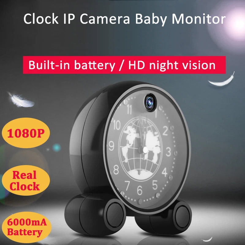 

IMIEYE 1080P Battery Clock Security Mini Camera IP Network Wifi Camera Wireless CCTV Surveillance IR Night Vision Baby Monitor