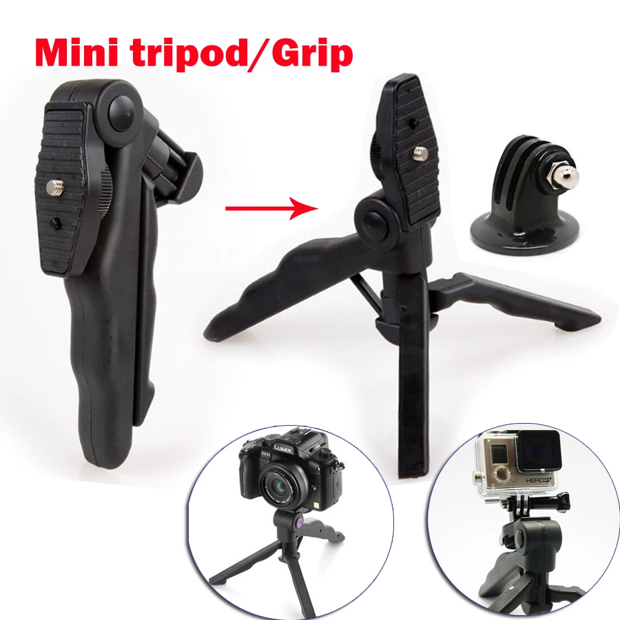

SJCAM SJ4000 Accessory Mini Tripod Handheld Stabilizer For GoPro Hero 6 for Xiaomi Yi SJ5000 SJ6000 / HDR-AS200 AS100V HX1000