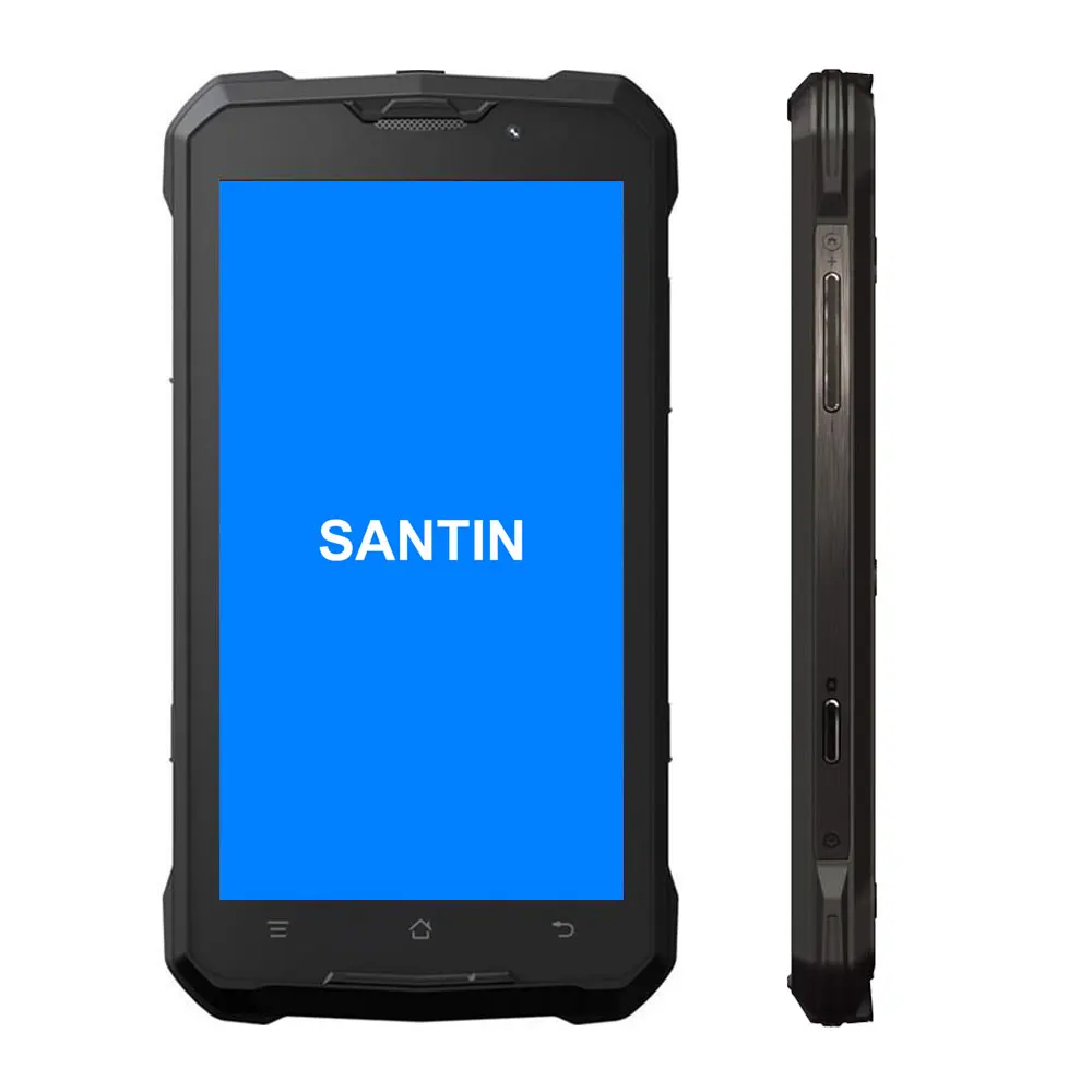 SANTIN# Armor Plus " AMOLED экран IP68 Водонепроницаемый телефон 16 МП Восьмиядерный телефон противоударный 16 Гб прочный телефон Android смартфон - Цвет: ARMOR Plus Black