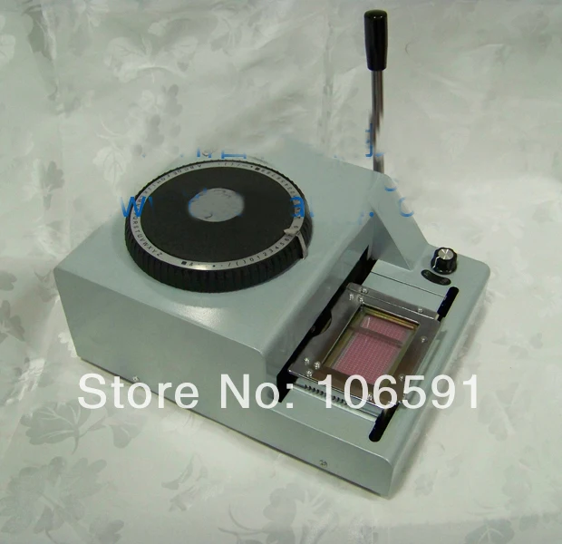 

66 Braille machine, handy pvc card coding, Manual compression code machine, manual coding,
