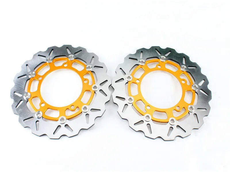 

1 Set Motorcycle Front Brake Disc Rotor For Y A M A H A FAZER 8 ABS / XT1200Z Tenere ABS 2010-2015 YZF R1 2007-2011 08 09 10