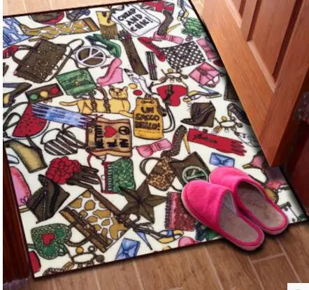 Модные яркие красивые украшения коврик крытый спальня прикроватный ковер окна площадку коридор кухня коврик