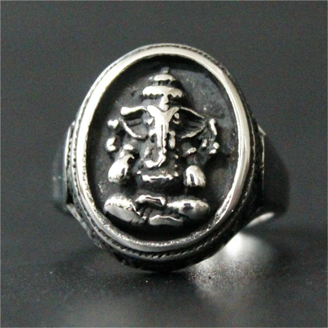 Ganesha Unisex Ring - KuberBox.com