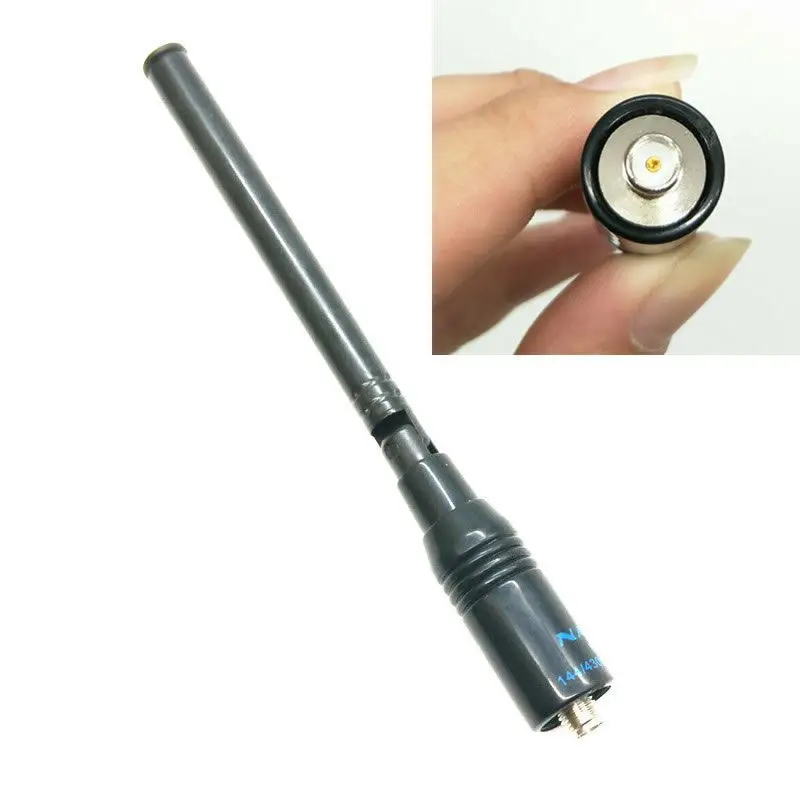 

VHF UHF Nagoya NA-774 SMA-F Telescopic Dual Band Antenna for Baofeng Portable Radio UV-5R UV-5RE Plus UV-82 GT-3 Walkie Talkie