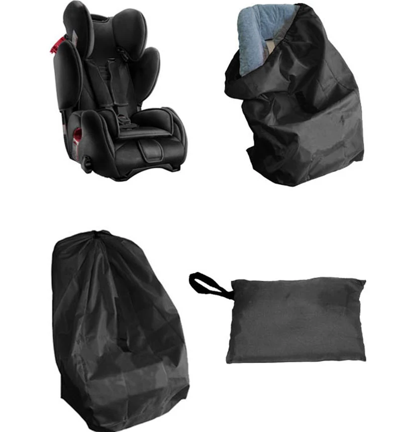 Thickening Black Car Seat Travel Bag for Airplane,Car Seat Bags for Air Travel,Suitable for Booster Seats, Convertible Car Seats baby trend double stroller accessories	 Baby Strollers