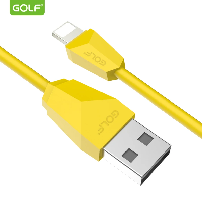GOLF 1 м USB кабель для зарядки и синхронизации данных для iPhone 5S 5 6S 6 7 8 Plus Быстрая зарядка USB кабель для iPhone X XS Max XR SE Кабели для телефонов