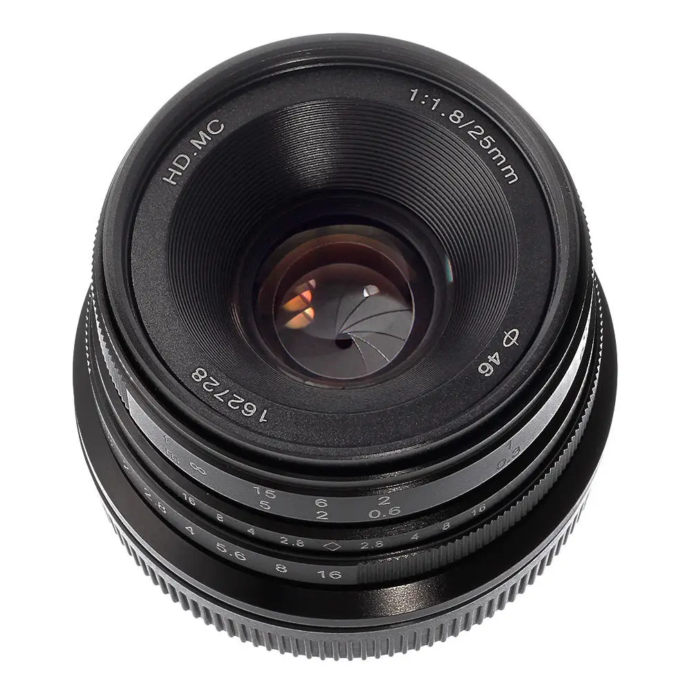 25 мм F/1 8 Prime объектив Ручной фокус MF для Canon EOS M EF крепление M2 M3 M5 M6 M10 M100|Объективы