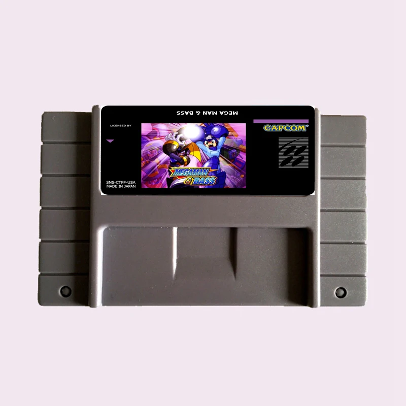 Save File Megaman & Bass NTSC 16 большая серая игровая карта для США Версия игрового