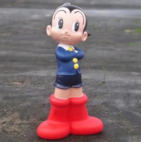 1" Astro Boy фигурка игрушка аниме мультфильм Astroboy ПВХ персональная фигурка Коллекционная модель игрушка кукла креативный 38-41 см коробка T23 - Цвет: Белый