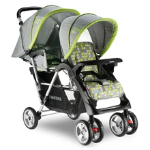 Pegasus twins baby stroller child double umbrella car size of the cart before and after