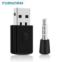 FORNORM Bluetooth 4,0 ключ USB адаптер 3,5 мм EDR USB для PS4 Стабильная производительность Bluetooth гарнитуры с мужского и женского пола кабель