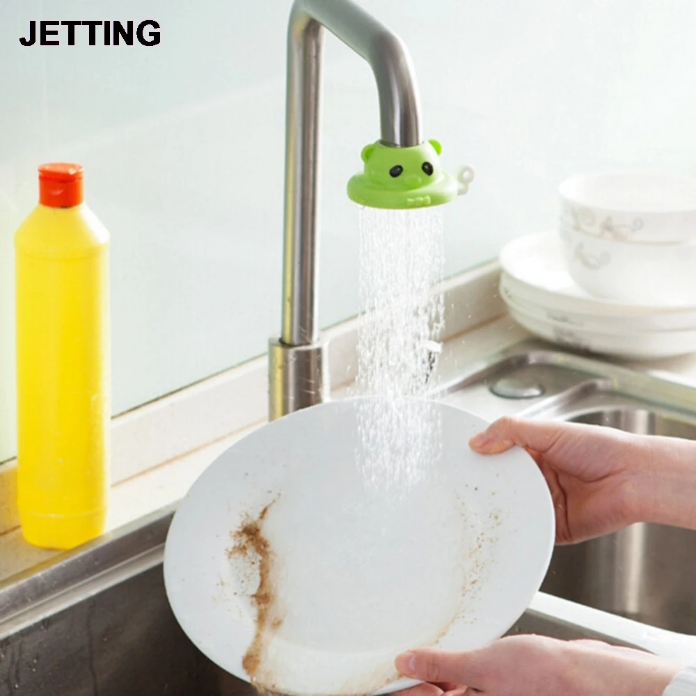 

1Pcs Cute Cartoon Shower Head Kitchen Torneira Sprayers Filter Water Tap Saving Aerator Kitchen Faucet Gadget