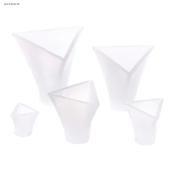 

JAVRICK Triangular Pyramid Jewelry Making Tools Mold Pendant Silicone Resin Craft DIY NEW