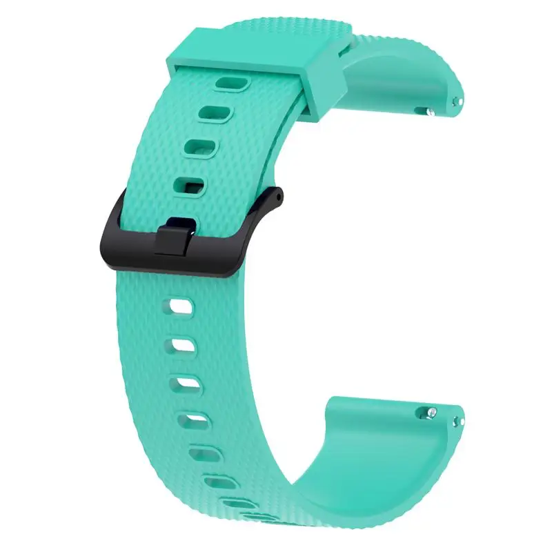 20 мм силиконовый ремешок для часов Garmin Vivoactive3 ремешок для часов для Xiaomi Amazfit Bip браслет для samsung Galaxy Watch Active - Цвет: Зеленый