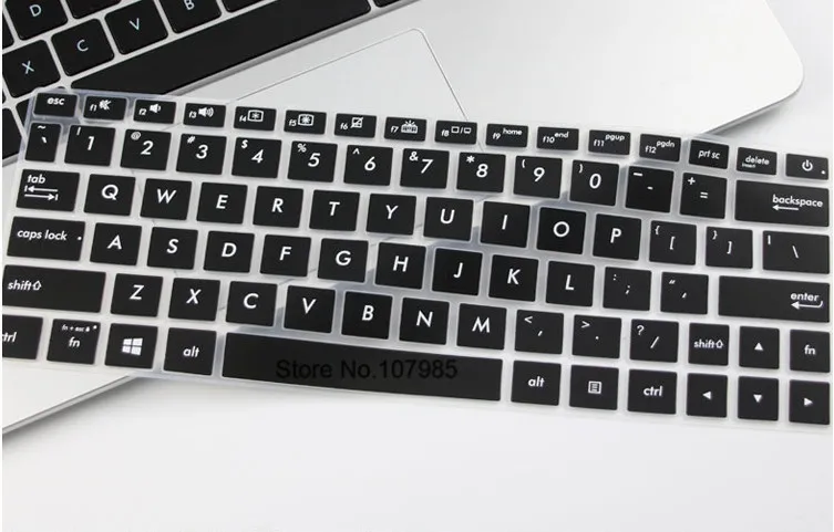 Black 13,3 дюймов ультра тонкий силикон чехол для клавиатуры ноутбука Защитная крышка для Asus ZenBook 13 UX333 UX333FA UX333FN U3300 UX 333 FA FN - Цвет: Black