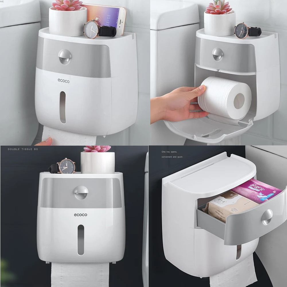 Водонепроницаемый настенный держатель для туалетной бумаги, полотенце для бумажные салфетки для ванной, коробка для ванной, стойка для туалетной бумаги, настенная, горячая распродажа