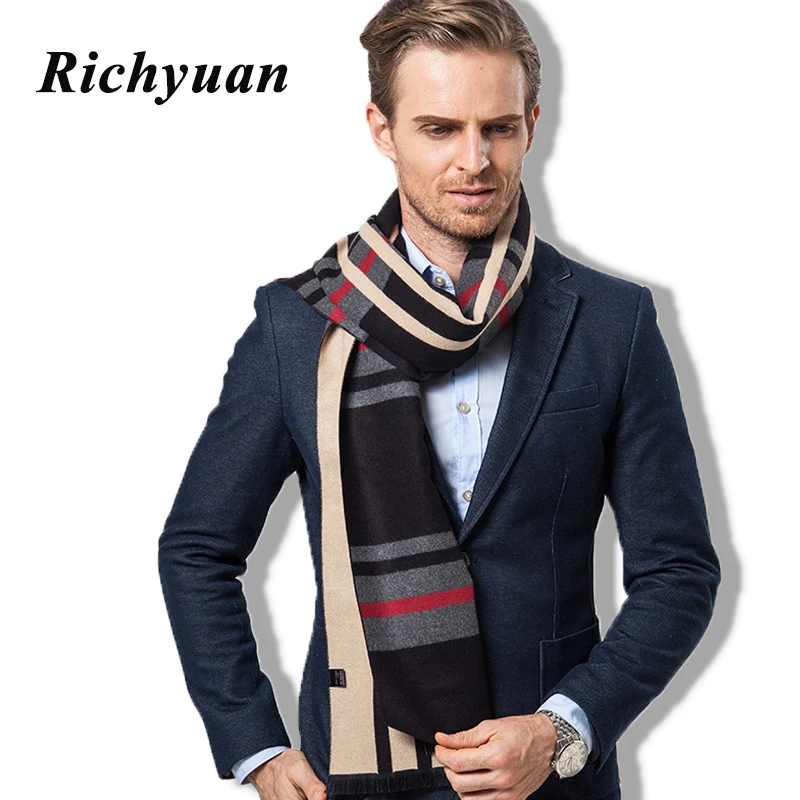 Buy New Men's Luxury Business Winter Scarf Autumn