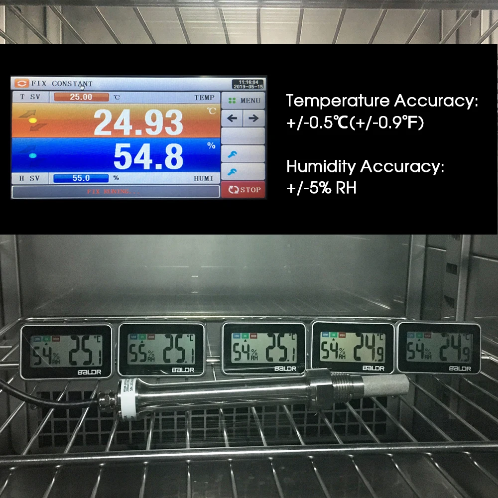 Baldr Высокоточный Многофункциональный Цифровой термометр гигрометр пирометр и цифровой измеритель температуры и влажности контроллер